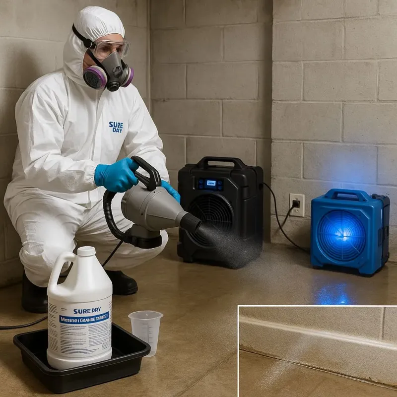 Sanitization and Odor Removal process in Oak Grove, KY