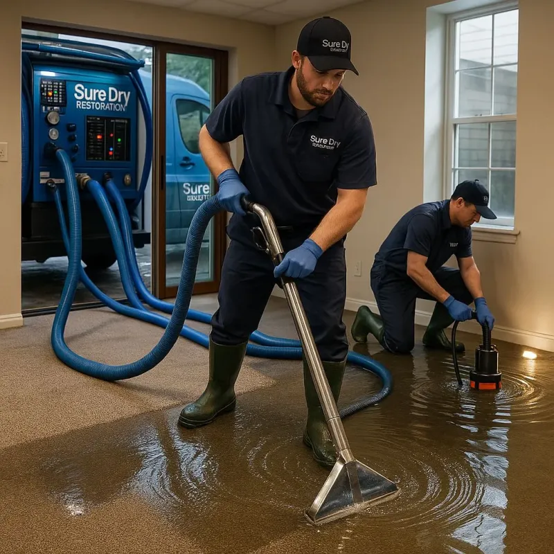Water Extraction and Removal process in Oak Grove, KY